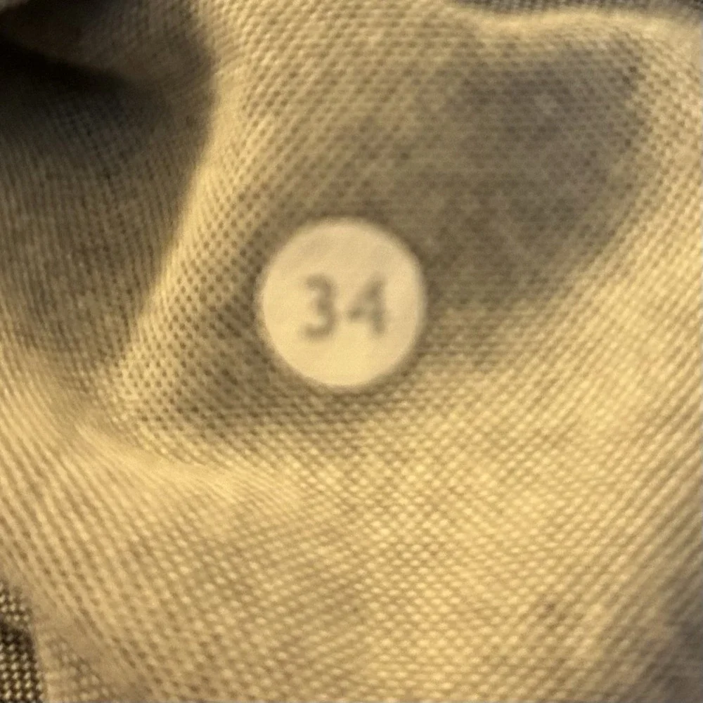 Lululemon Commission Shorts Mens 34 Gray Cotton Blend Chino 9.5 Inseam Stretch